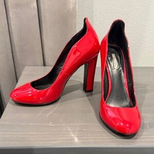 Red Patent Leather High Heels